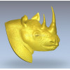 Голова носорога профиль Rhino_Head_030