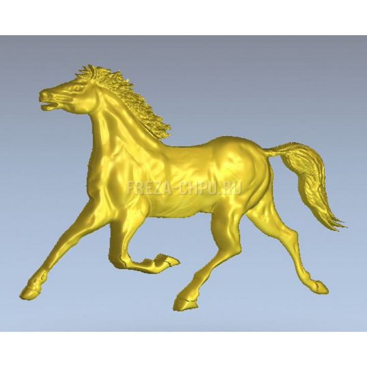 Лошадь-конь профиль Horse_035