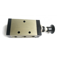 Кнопка-клапан с распределителем тип 5/2 G1/8 PC 6.5x3.5x2.24см