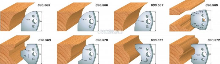 690.565 CMT Комплект ножей 2шт. 50x4 легированная сталь