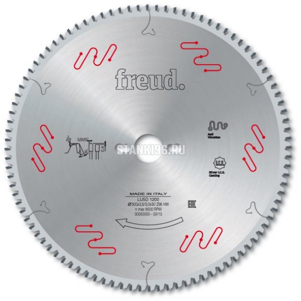 Пильный диск по алюминию и пвх 420x4/3.2x30 z120 Freud LU5D 2700